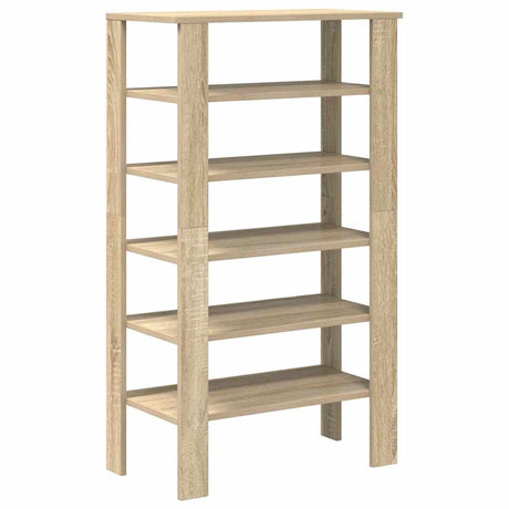VidaXL Schuhregal 61x32x105 cm, Holzwerkstoff Sonoma-Eiche-farbig