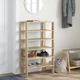 VidaXL Schuhregal 61x32x105 cm, Holzwerkstoff Sonoma-Eiche-farbig