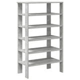 Vidaxx Schuhregal 61x32x105 cm Holzwerkstoff Betongrau