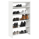 Vidaxx Schuhregal 60x25x100 cm aus Holz weiß lackiert
