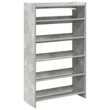 Vidaxx Schuhregal 60x25x100 cm Holzwerkstoff Betongrau