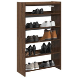 Vidaxx Schuhregal 60x25x100 cm, fertige Holzfarbe, braune Eiche