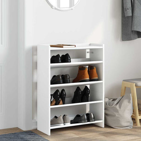 Vidaxx Schuhregal 60x25x81 cm lackiertes Holz weiß
