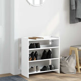 Vidaxx Schuhregal 60x25x62 cm, lackiertes Holz weiß