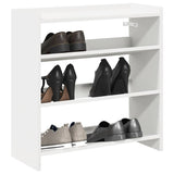 Vidaxx Schuhregal 60x25x62 cm, lackiertes Holz weiß