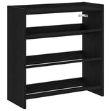Vidaxx Schuhregal 60x25x62 cm lackiertes Holz schwarz