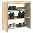 Vidaxx Schuhregal 60x25x62 cm, fertiges Holz Sonoma-Eiche-farbig