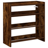 Vidaxx Schuhregal 60x25x62 cm verarbeitetes Holz, geräucherte Eiche