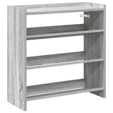 Vidaxx Schuhregal 60x25x62 cm, fertiges Holz, graue Sonoma-Eiche