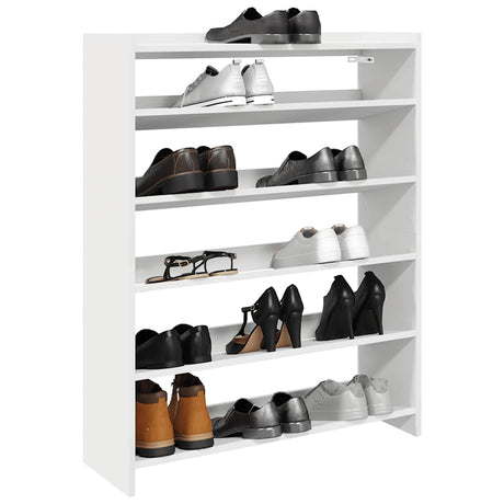 Vidaxx Schuhregal 80x25x100 cm lackiertes Holz weiß