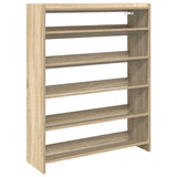 Vidaxx Schuhregal 80x25x100 cm Holzwerkstoff Sonoma-Eiche-farbig
