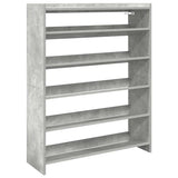 Vidaxx Schuhschrank 80x25x100 cm Holzwerkstoff betongrau
