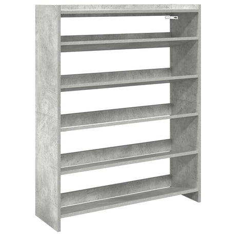 Vidaxx Schuhschrank 80x25x100 cm Holzwerkstoff betongrau