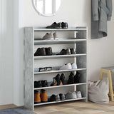 Vidaxx Schuhschrank 80x25x100 cm Holzwerkstoff betongrau