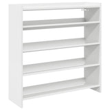 Vidaxx Schuhregal 80x25x81 cm, fertiges Holz weiß