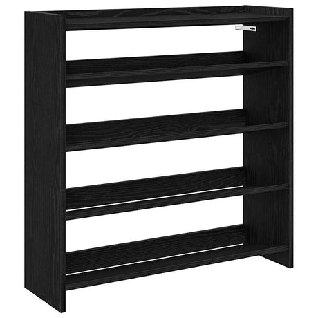 Vidaxx Schuhregal 80x25x81 cm lackiertes Holz schwarz