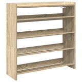 Vidaxx Schuhregal 80x25x81 cm, fertiges Holz Sonoma-Eiche-farbig