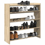 Vidaxx Schuhregal 80x25x81 cm, fertiges Holz Sonoma-Eiche-farbig