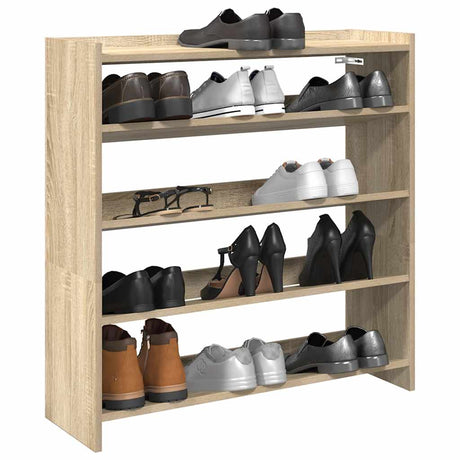 Vidaxx Schuhregal 80x25x81 cm, fertiges Holz Sonoma-Eiche-farbig