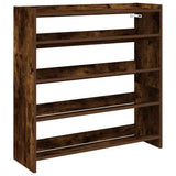 Vidaxx Schuhregal 80x25x81 cm verarbeitetes Holz, geräucherte Eiche