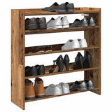 Vidaxx Schuhregal 80x25x81 cm fertiges Holz, altholzfarben