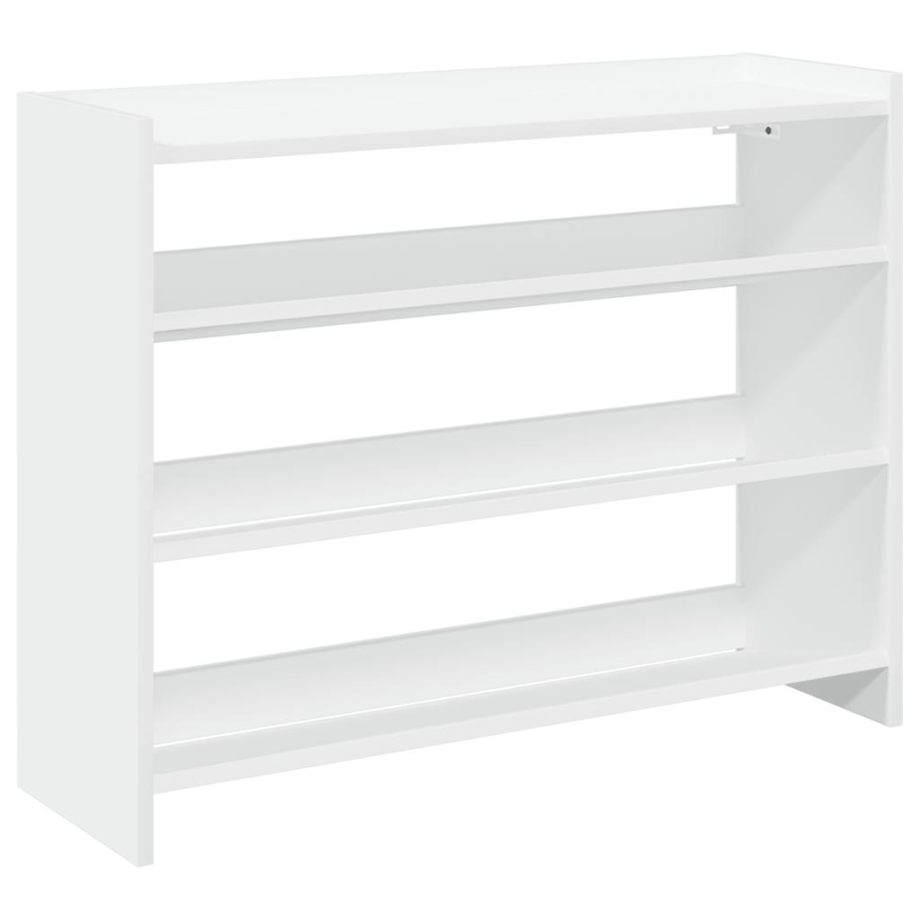 Vidaxx Schuhregal 80x25x62 cm, lackiertes Holz weiß