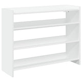 Vidaxx Schuhregal 80x25x62 cm, lackiertes Holz weiß