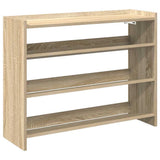 Vidaxx Schuhregal 80x25x62 cm, fertiges Holz Sonoma-Eiche-farbig