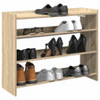Vidaxx Schuhregal 80x25x62 cm, fertiges Holz Sonoma-Eiche-farbig