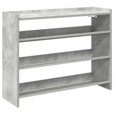 Vidaxx Schuhregal 80x25x62 cm Holzwerkstoff Betongrau