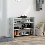 Vidaxx Schuhregal 80x25x62 cm Holzwerkstoff Betongrau