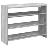 Vidaxx Schuhregal 80x25x62 cm, lackiert in der Farbe Sonoma-Eiche in der Farbe Grau