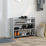 Vidaxx Schuhregal 80x25x62 cm, lackiert in der Farbe Sonoma-Eiche in der Farbe Grau