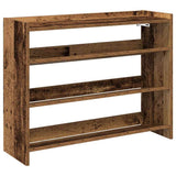 Vidaxx Schuhregal 80x25x62 cm fertiges Holz, altholzfarben