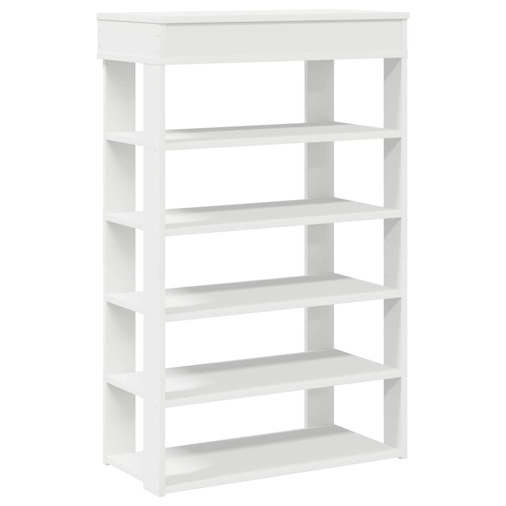 Vidaxx Schuhregal 60x30x98 cm, lackiertes Holz weiß