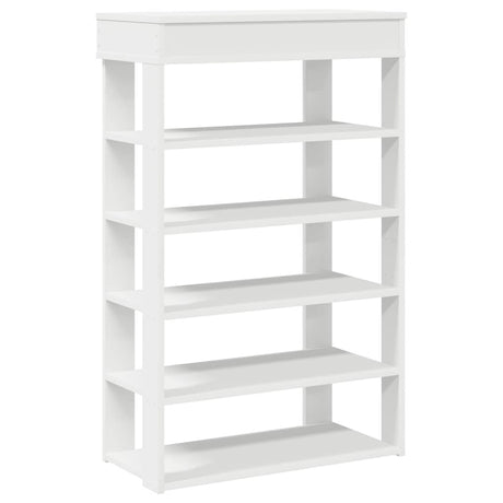 Vidaxx Schuhregal 60x30x98 cm, lackiertes Holz weiß