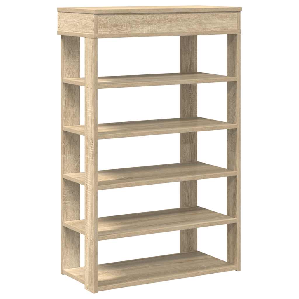 Vidaxx Schuhregal 60x30x98 cm Holzwerkstoff Sonoma-Eiche-farbig