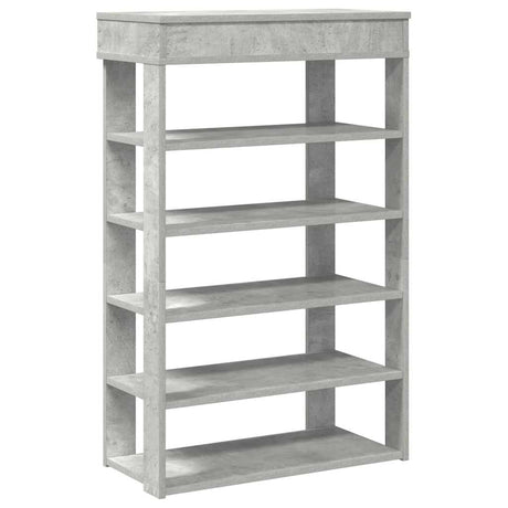 Vidaxx Schuhregal 60x30x98 cm Holzwerkstoff Betongrau