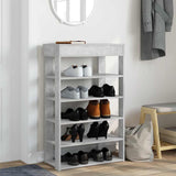 Vidaxx Schuhregal 60x30x98 cm Holzwerkstoff Betongrau