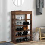Vidaxx Schuhregal 60 x 30 x 98 cm, fertige Holzfarbe, braune Eiche