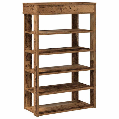 Vidaxx Schuhregal 60x30x98 cm fertiges Holz, altholzfarben
