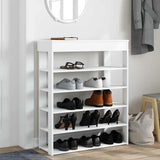 Vidaxx Schuhregal 80x30x98 cm, lackiertes Holz weiß