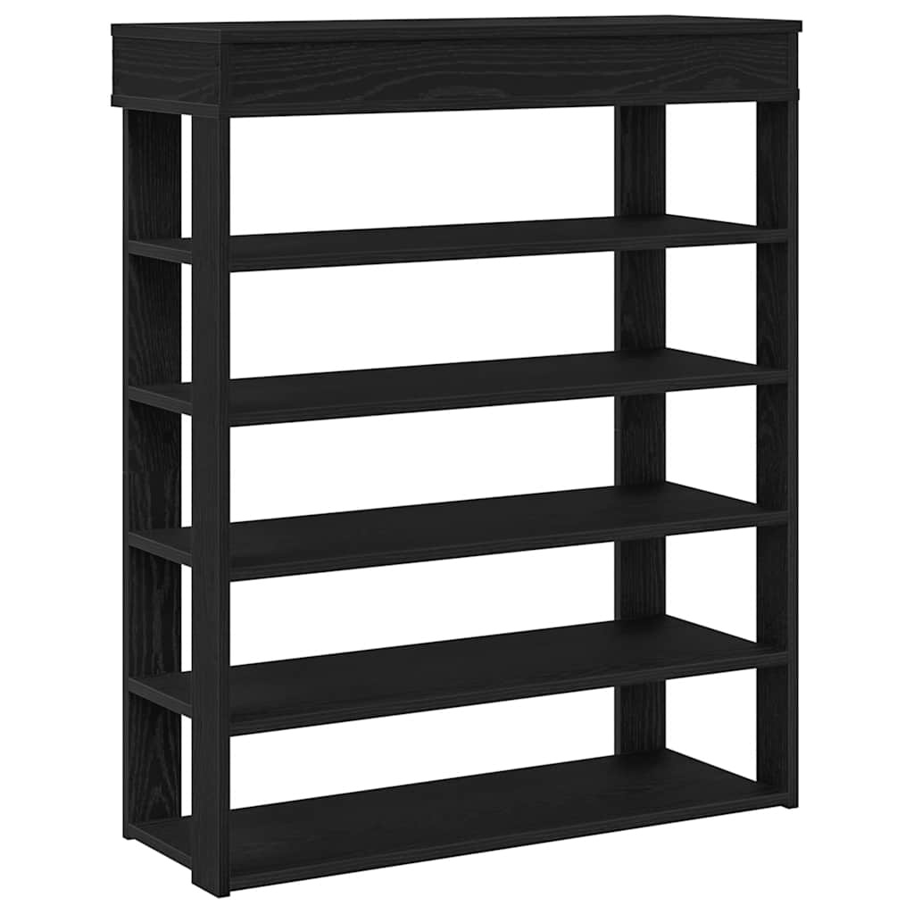 Vidaxx Schuhregal 80x30x98 cm lackiertes Holz schwarz