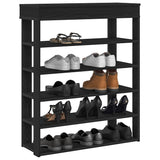 Vidaxx Schuhregal 80x30x98 cm lackiertes Holz schwarz