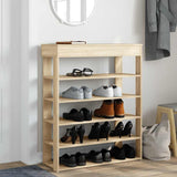 Vidaxx Schuhregal 80x30x98 cm Holzwerkstoff Sonoma-Eiche-farbig