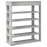 Vidaxx Schuhregal 80x30x98 cm Holzwerkstoff Betongrau