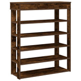 Vidaxx Schuhregal 80x30x98 cm verarbeitetes Holz, geräucherte Eiche