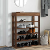 Vidaxx Schuhregal 80 x 30 x 98 cm, fertige Holzfarbe, braune Eiche