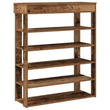 Vidaxx Schuhregal 80x30x98 cm fertiges Holz, altholzfarben
