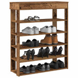 Vidaxx Schuhregal 80x30x98 cm fertiges Holz, altholzfarben